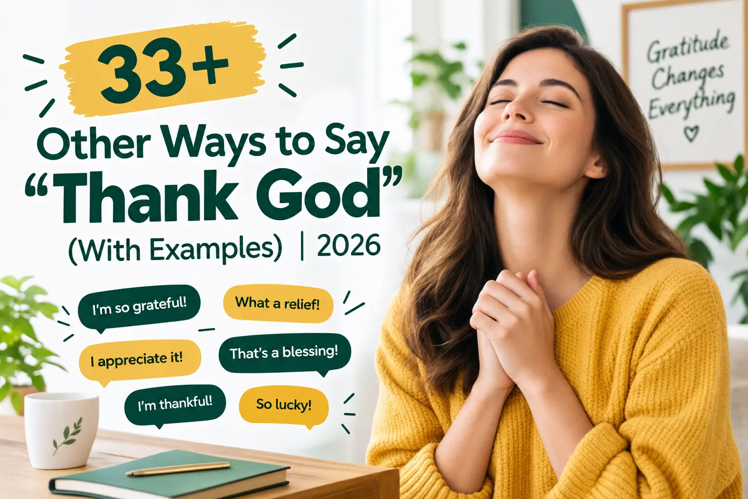 other ways to say thank god
