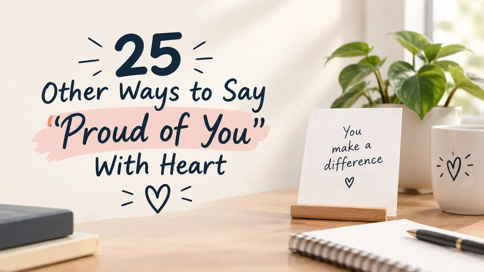 25 Other Ways to Say “Proud of You With Heart”