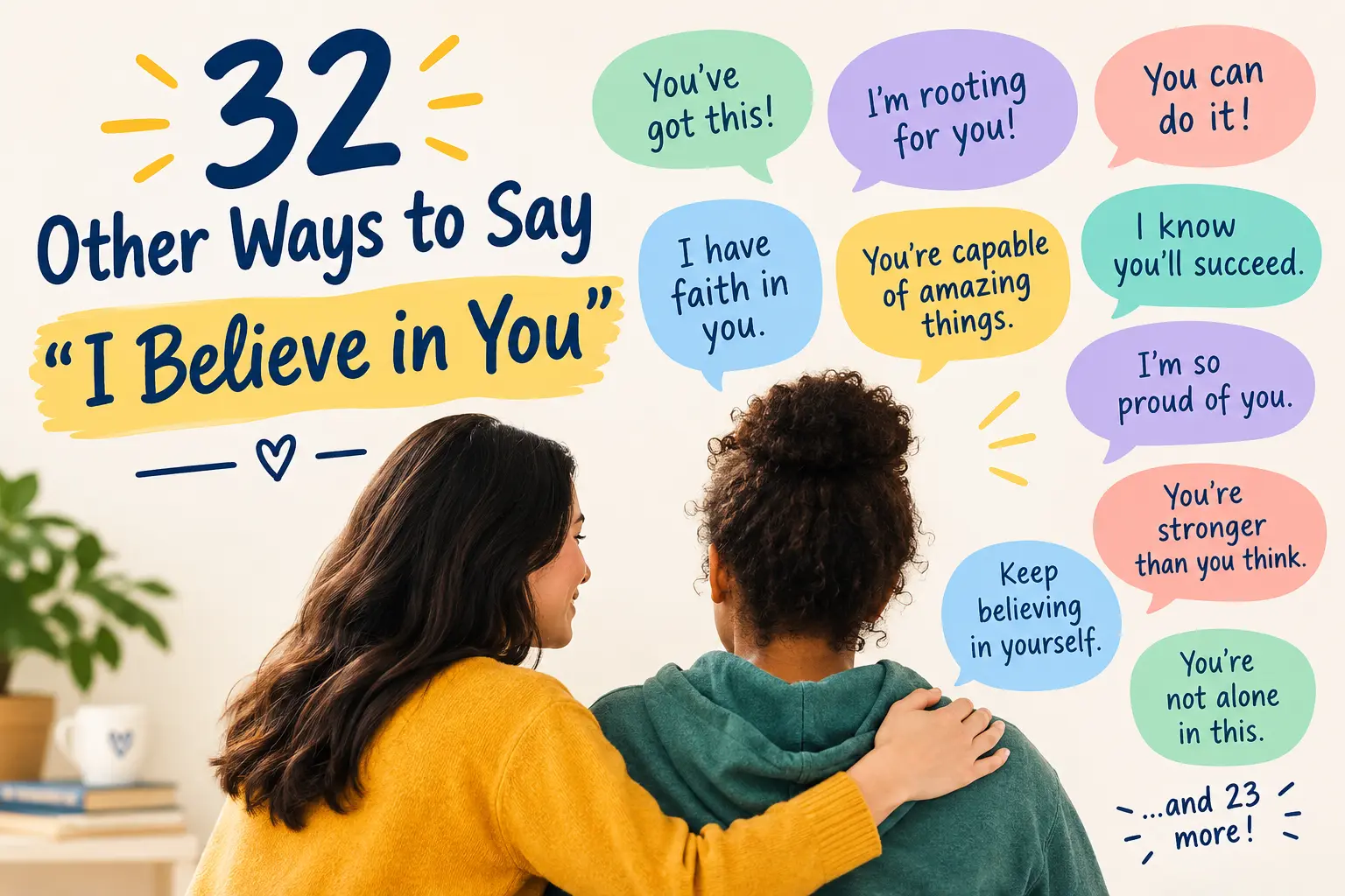 32 Other Ways to Say “I Believe in You”