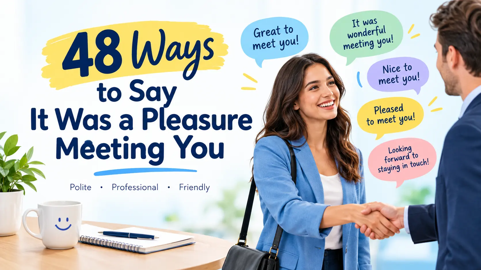 48 Other Ways to Say “It Was a Pleasure Meeting You”