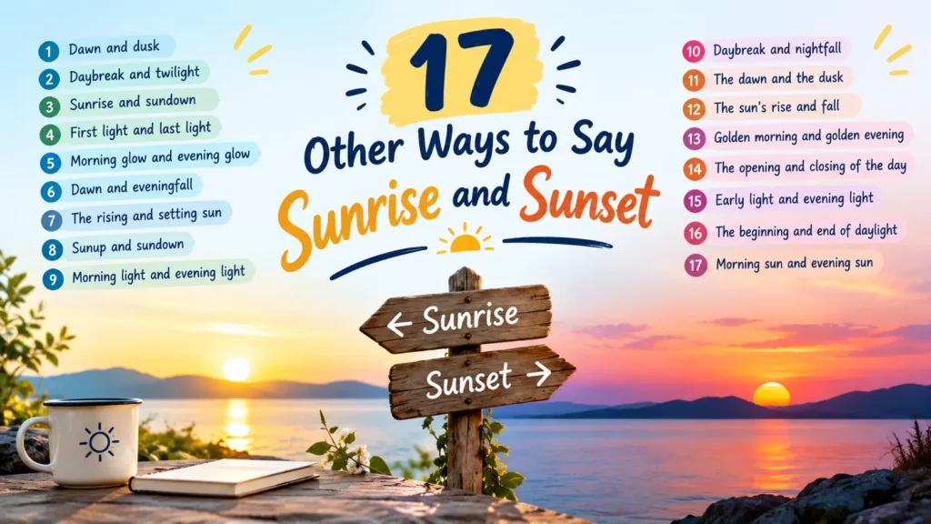 17 Other Ways to Say Sunrise and Sunset