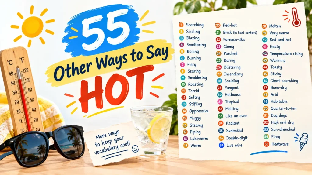55 Other Ways to Say Hot