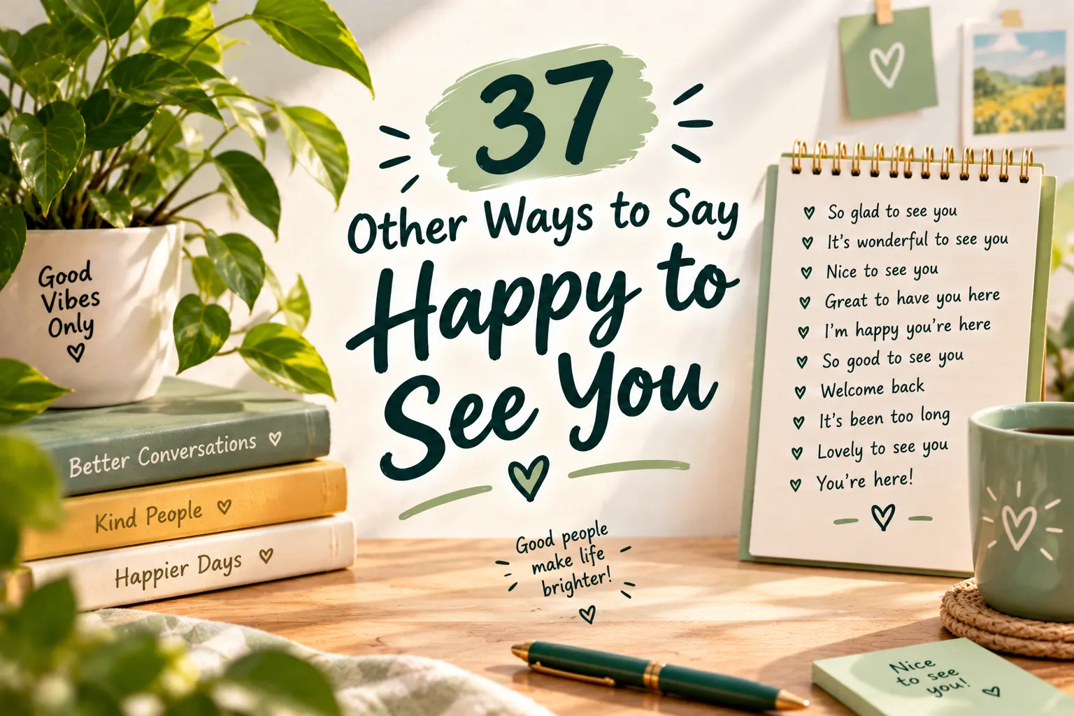 37 Warm & Natural Ways to Say “Happy to See You”
