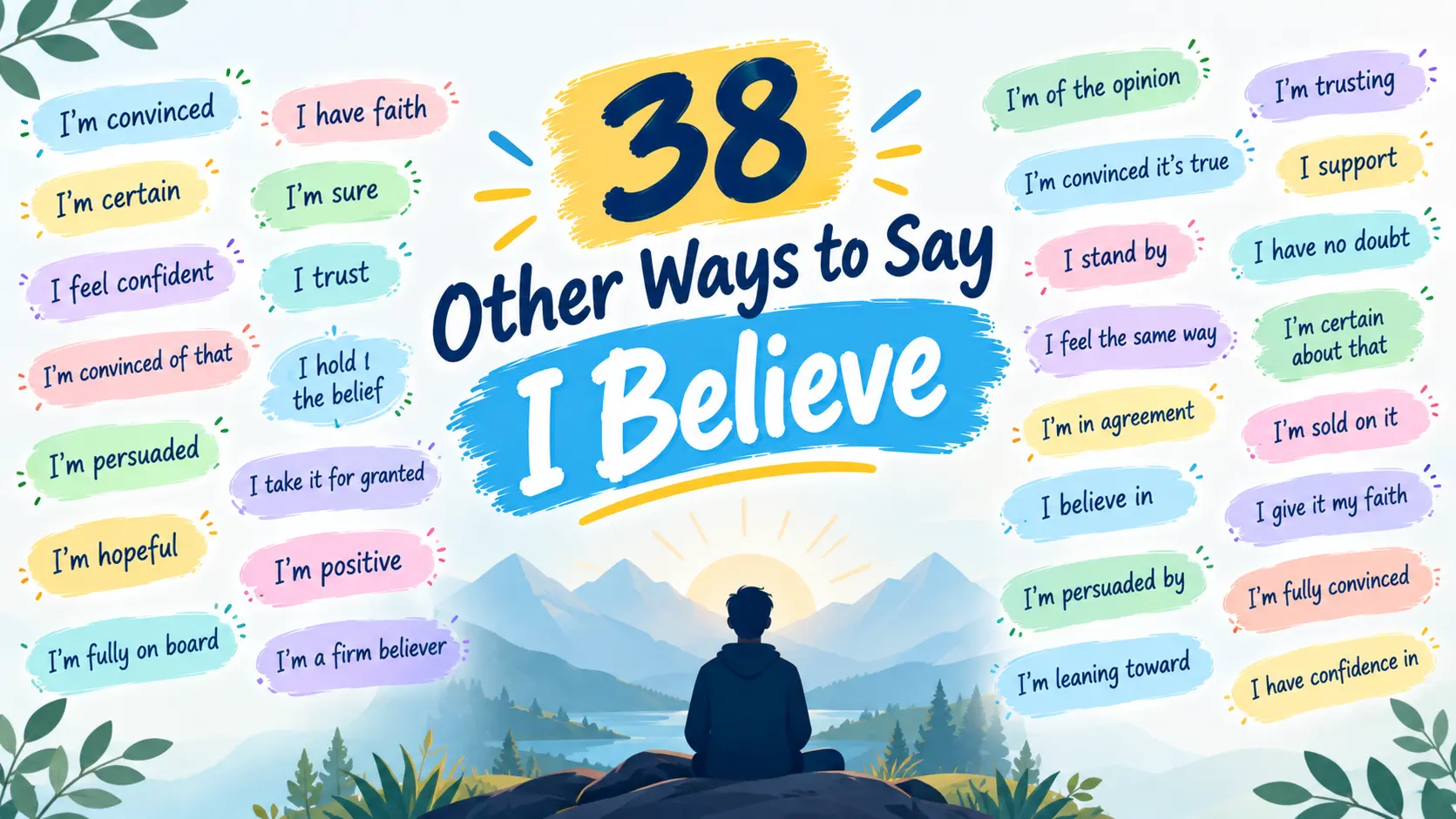 38 Other Ways to Say I Believe: Find the Right Words