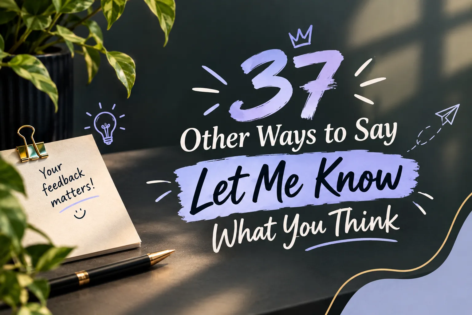 37 Better Ways to Say “Let Me Know What You Think” Naturally in 2026