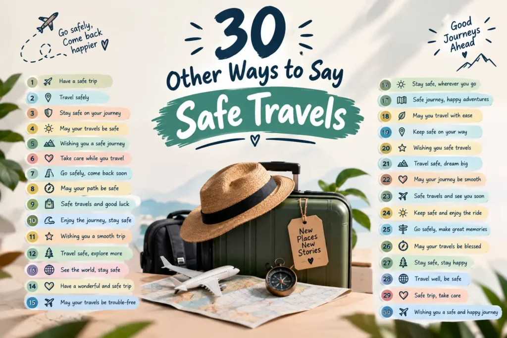 30 Other Ways to Say “Safe Travels”