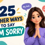 25 Natural Ways to Say “I’m Sorry”