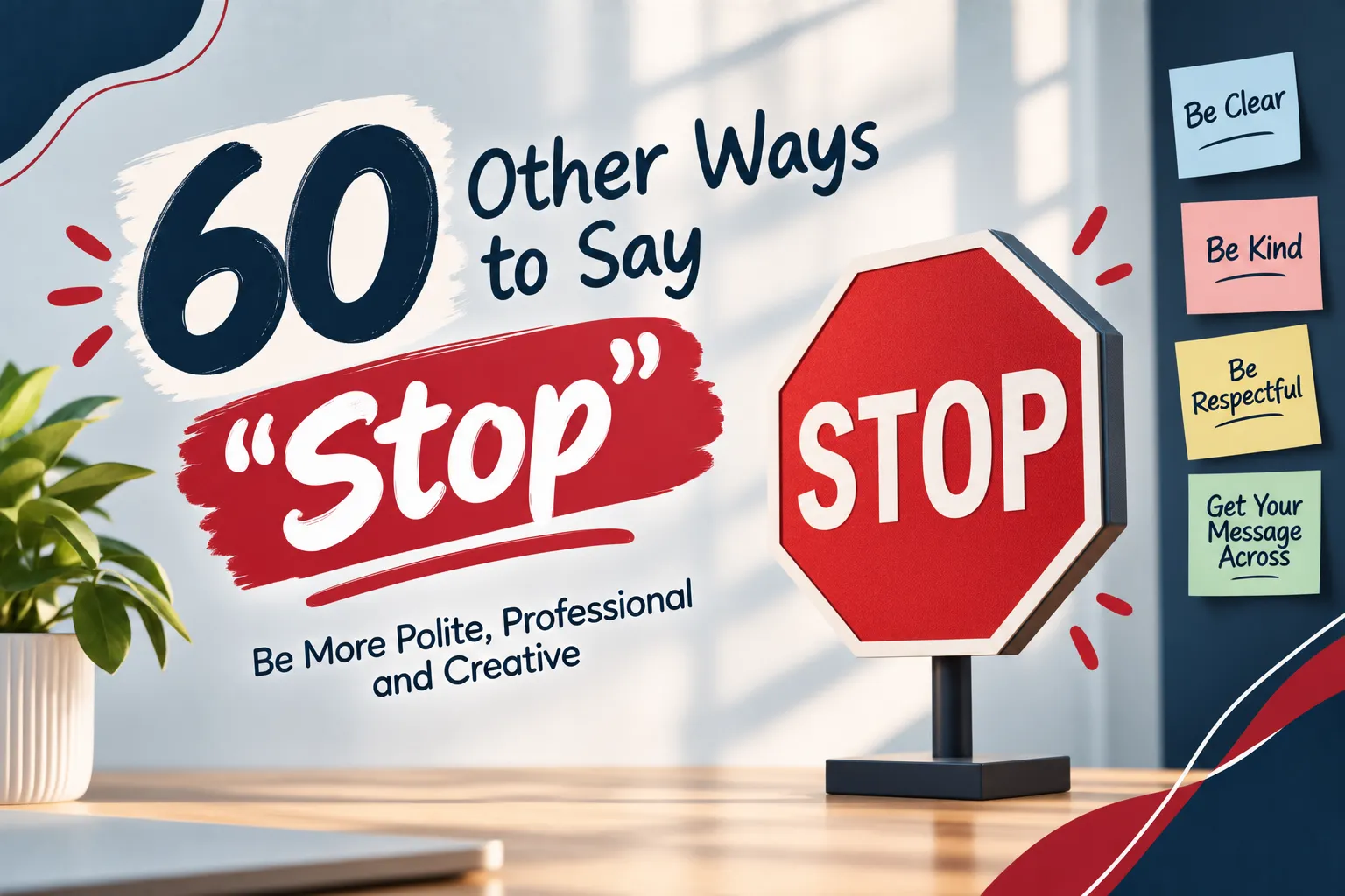 60 Ways to Say “Stop” Without Sounding Rude or Too Direct