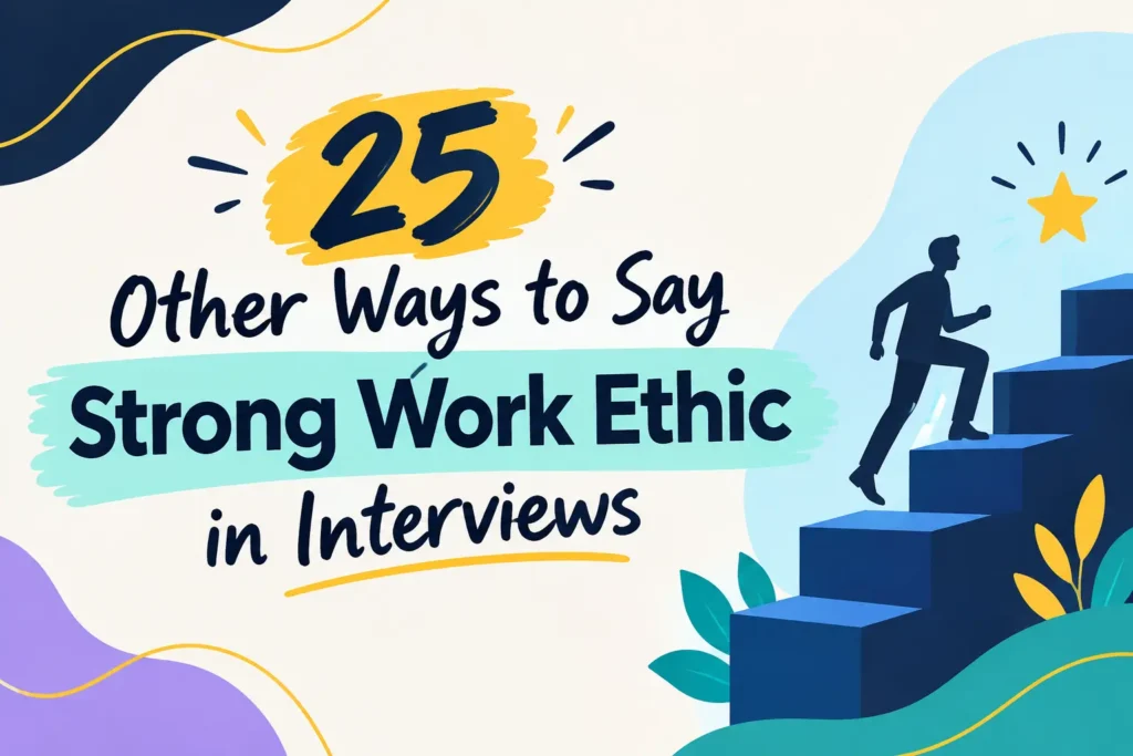 25 Smarter Ways to Describe Your Work Ethic