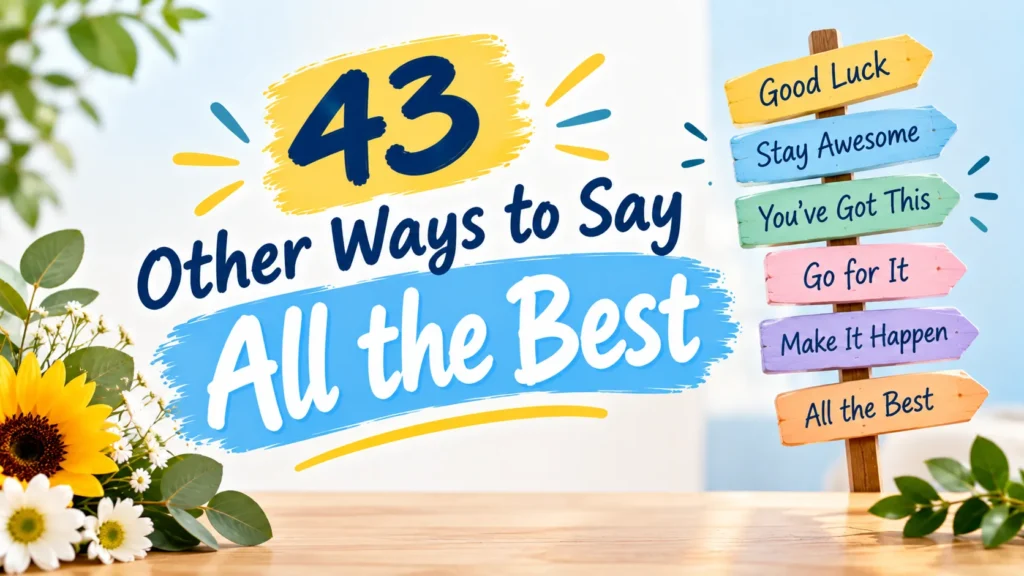 43 Other Ways to Say All the Best