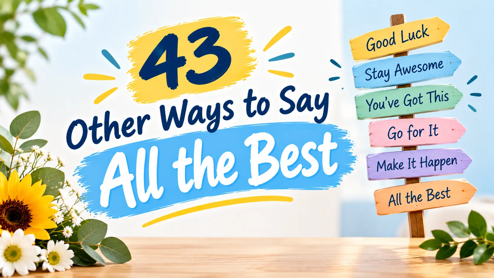 43 Other Ways to Say All the Best: Better Phrases for Every Situation