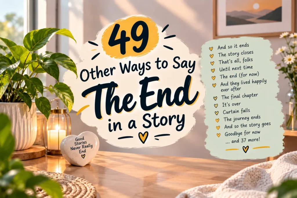 49 Creative Ways to Say “The End”